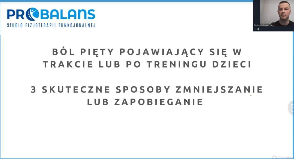3 skuteczne sposoby na ból pięty u dzieci WEBINAR