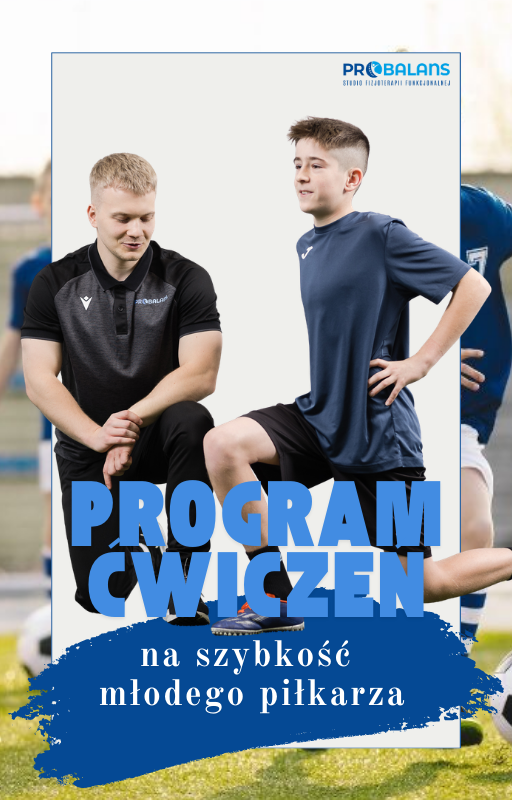 Okładka ebooka program cwiczeń na szybkość młodego piłkarza Skórzewo Wysogotowo