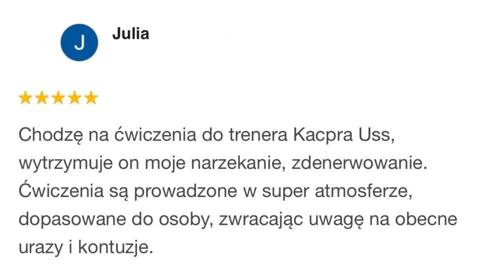 Trening Wysogotowo Przezmierowo Skorzewo