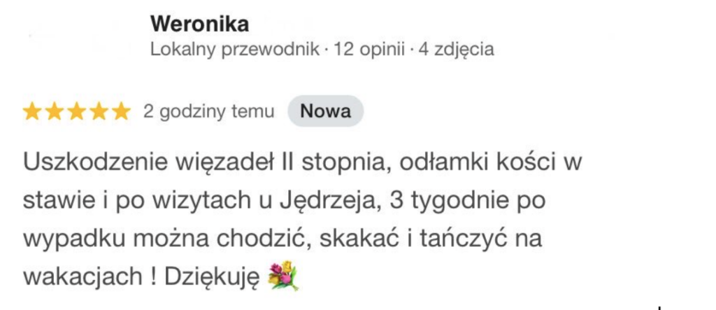 Opinia Pani Weroniki