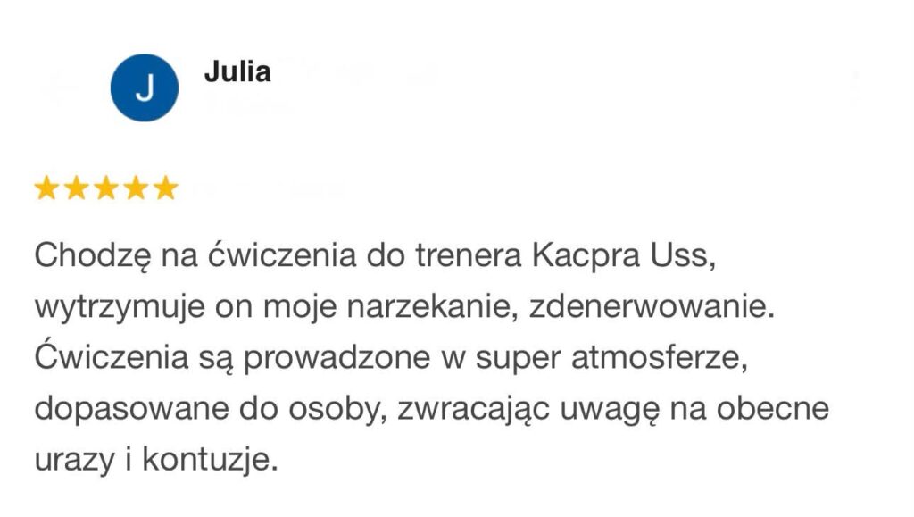 Trening personalny Skórzewo Przeźmierowo