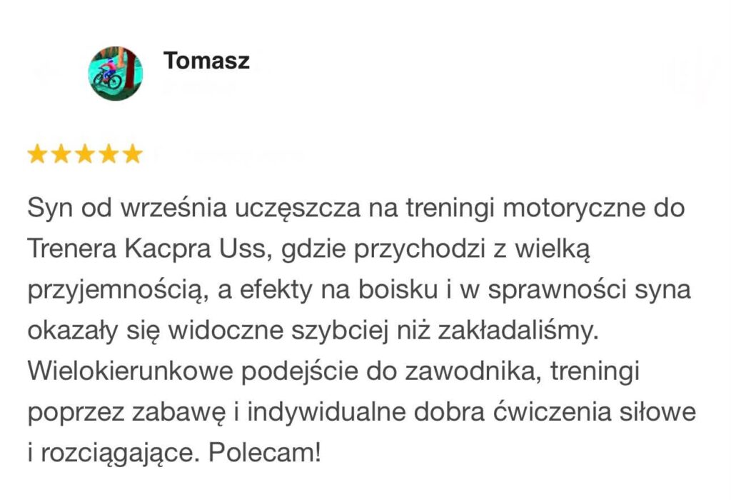 Trening motoryczny dla dzieci